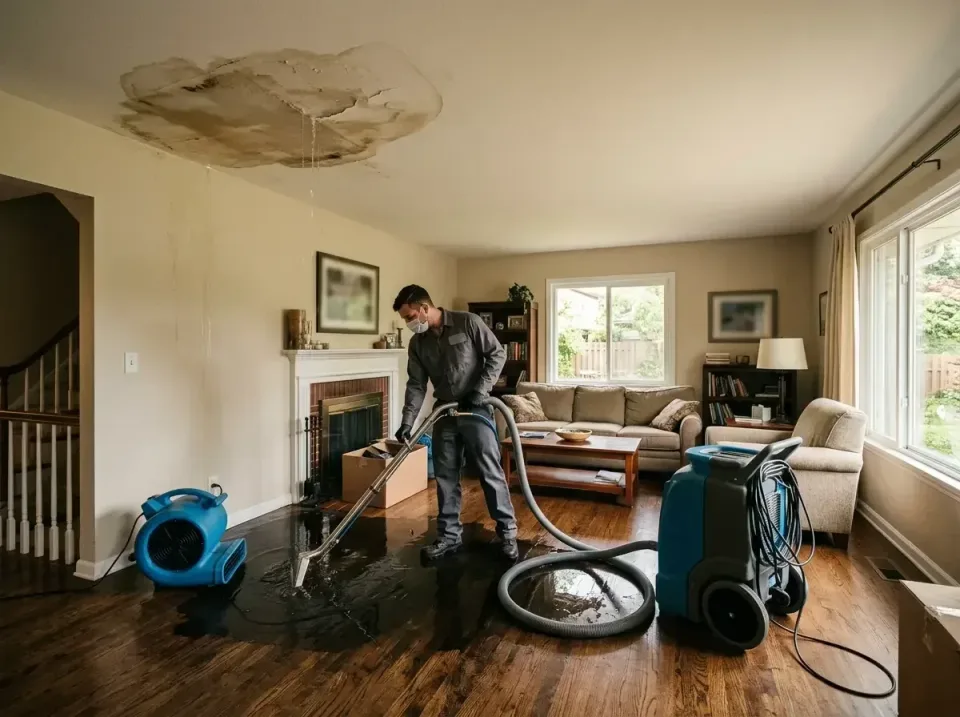 attic-pipe-burst-ceiling-drip-008 — frequently asked questions, Water Damage Restoration & Carpet Care in Watertown, WI
